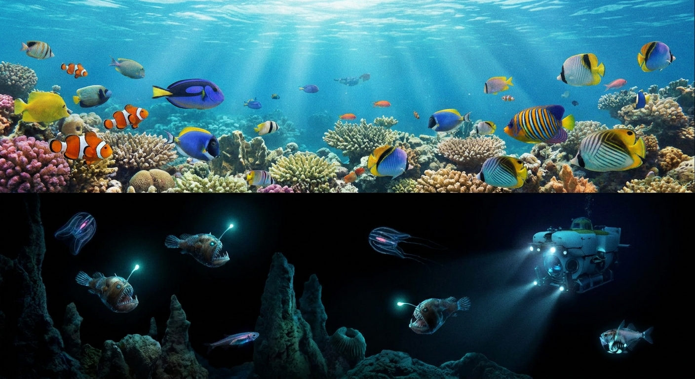 Deep Sea vs. Coastal Oceans: How Earth’s Dark Frontier Rewrites the Rules of Marine Life